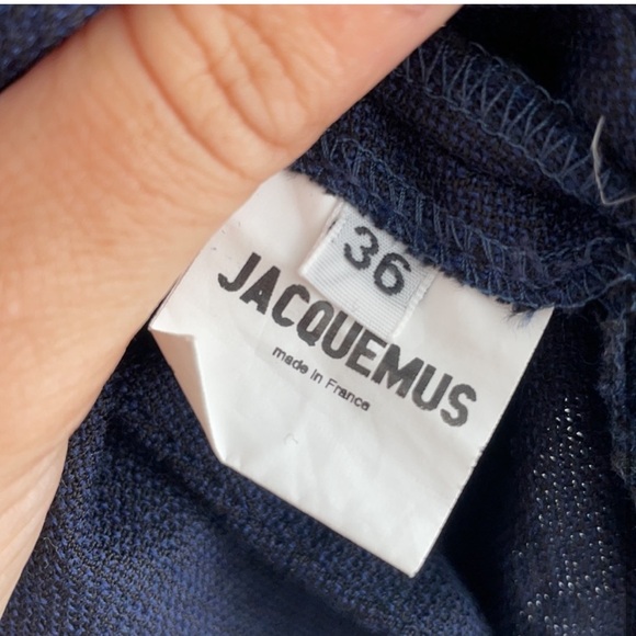 Jacquemus Le Nez Rouge Navy Dress - Picture 4 of 4